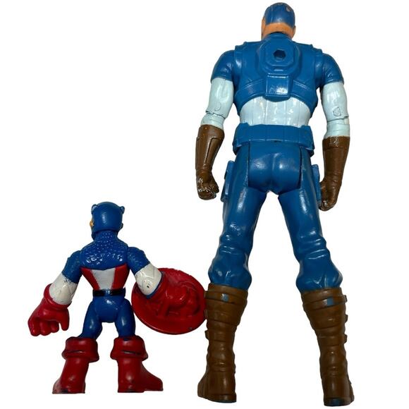 Marvel Super Hero Squad Iron Man & Captain Marvel Legends Action Figures - Picture 3 of 7